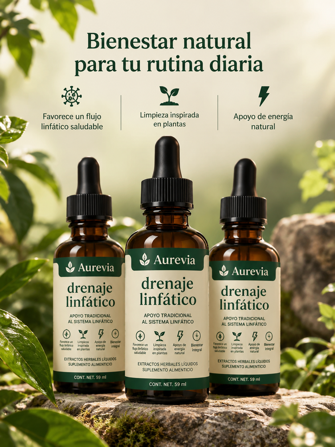 Aureva Care® Gotas para Drenaje Linfático
